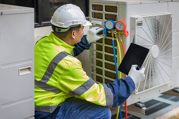 Professional Ductwork Repair technician working in Broadalbin, NY